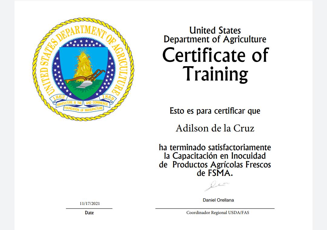 Certificado PSA